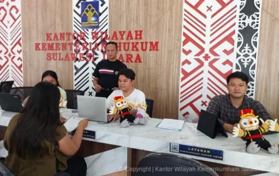 Kanwil Kemenkum Sulut Percepat Jurus Apostille di Manado, 3 Dokumen Selesai pada Hari yang Sama