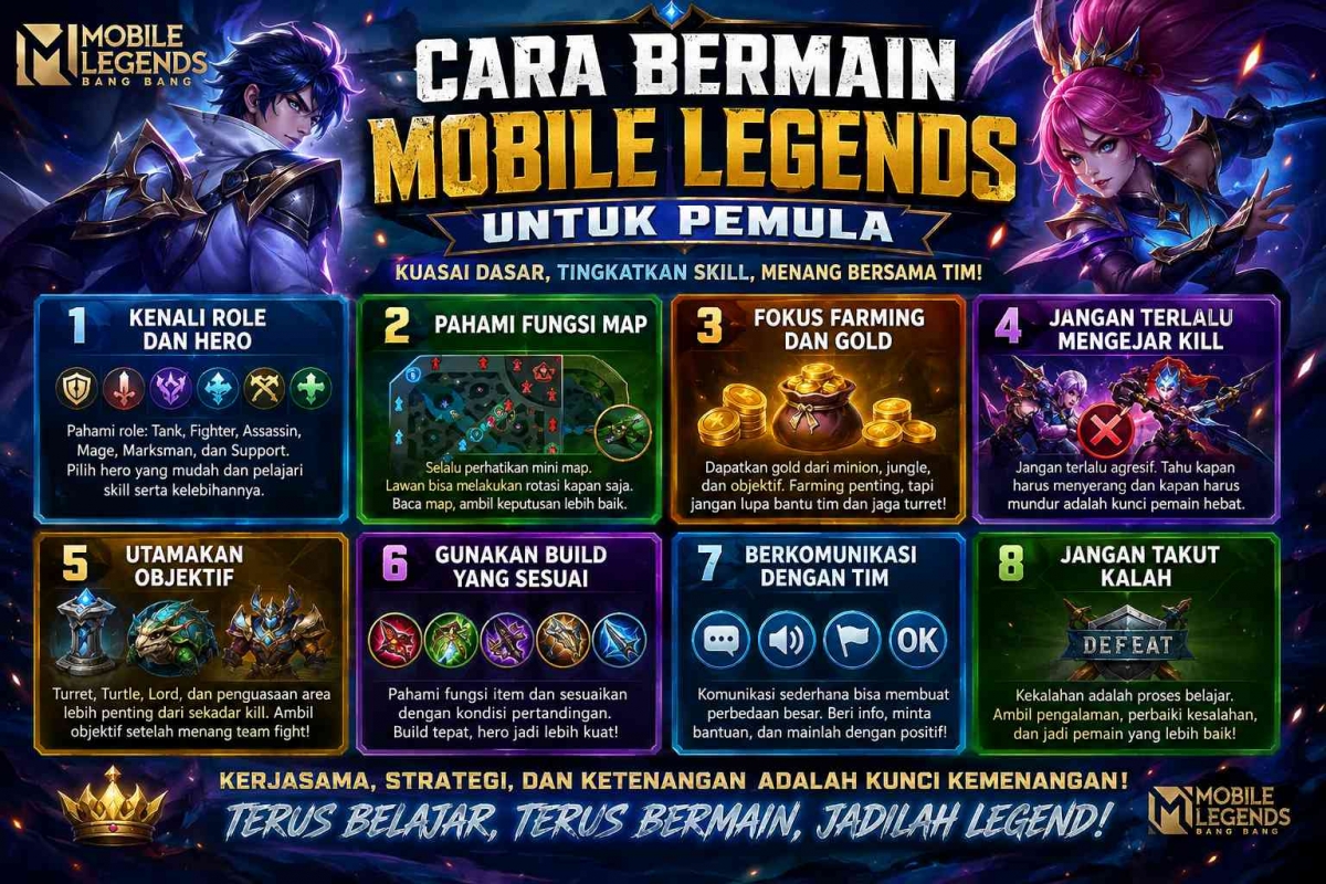 Mobile Legends Panduan Pemula: 8 Cara Hindari Kesalahan Fatal di Land of Dawn