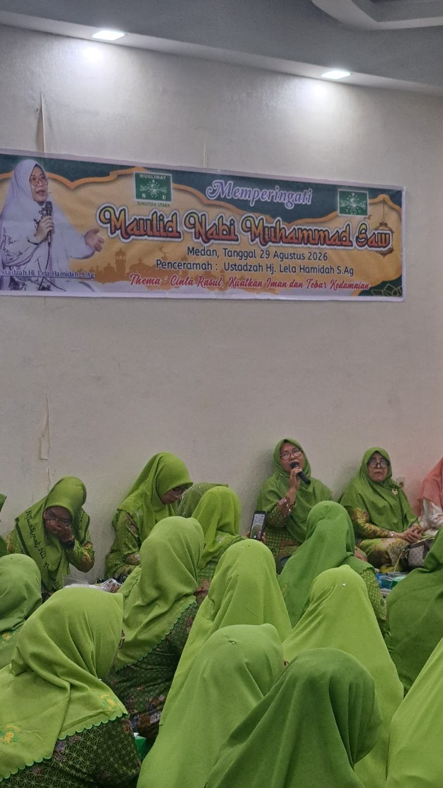 Penyuluh Agama Kemenag Medan Ingatkan Jamaah Muslimat NU Sumut: Maulid Bukan Sekadar Seremonial, Wujudkan Akhlak Nabi dalam Keseharian