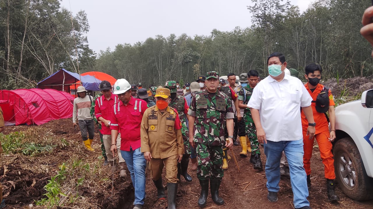 86 Hektare Lahan Gambut di Tanjab Timur Hangus, Gubernur Jambi dan Pangdam TIB Turun ke Lokasi