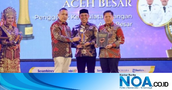 Bupati Aceh Besar Syech Muharram Terima Serambi Awards 2026 untuk Kedaulatan Pangan