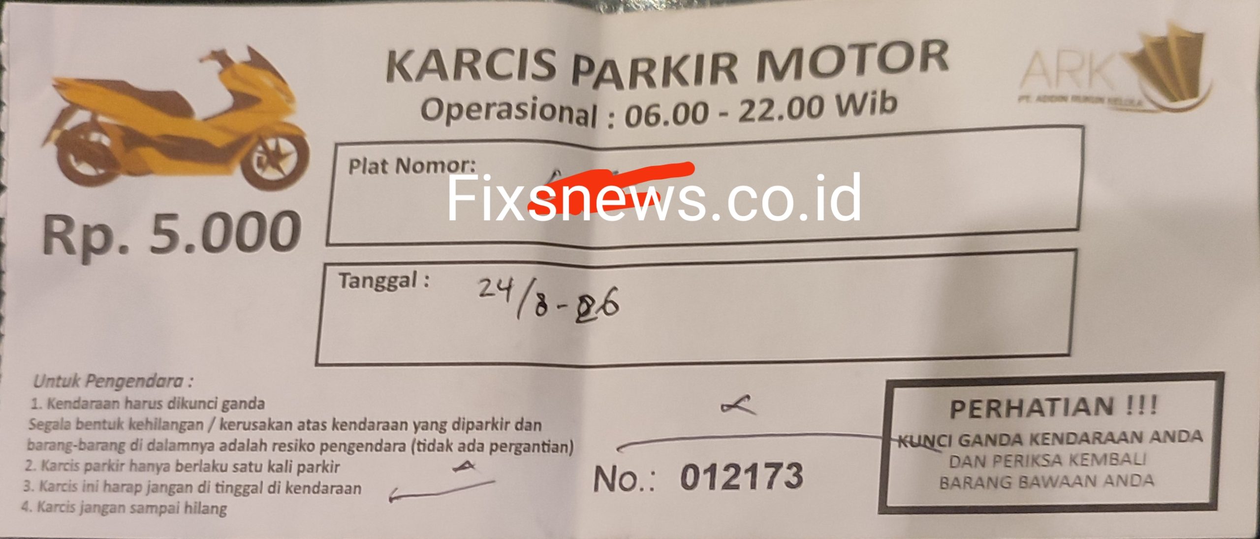 Tarif Parkir di Kawasan Komersial Kota Tangerang Dipertanyakan, Warga Minta Pemkot Perjelas Dasar Pungutan