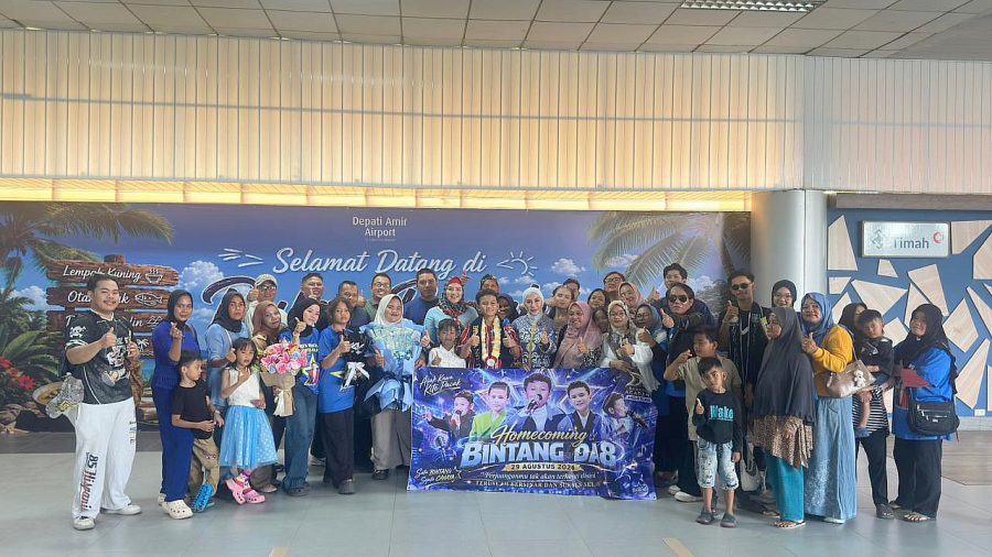 Wabup Bangka Selatan Debby Vita Dewi Sambut Kepulangan Bintang, Jebolan Top 3 Dangdut Academy 8