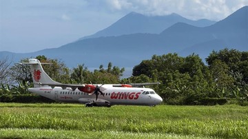 Penerbangan Wings Air ke Larantuka dan Lewoleba Dibatalkan usai Erupsi Gunung Lewotolok