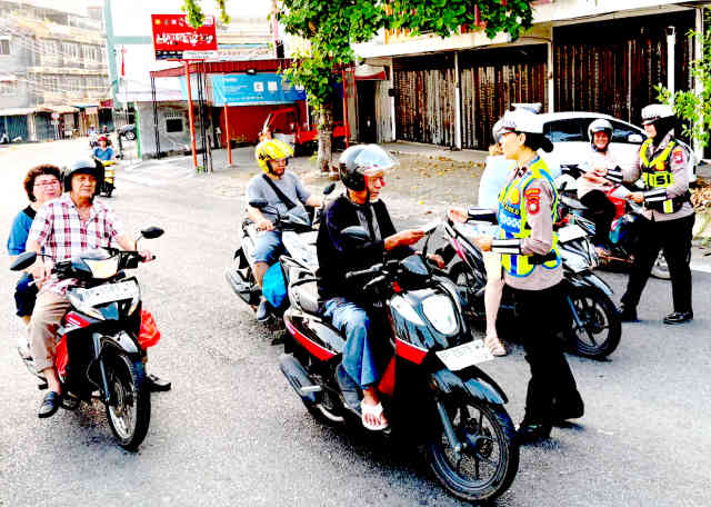 Satlantas Tanjungpinang Ajak Pengendara 