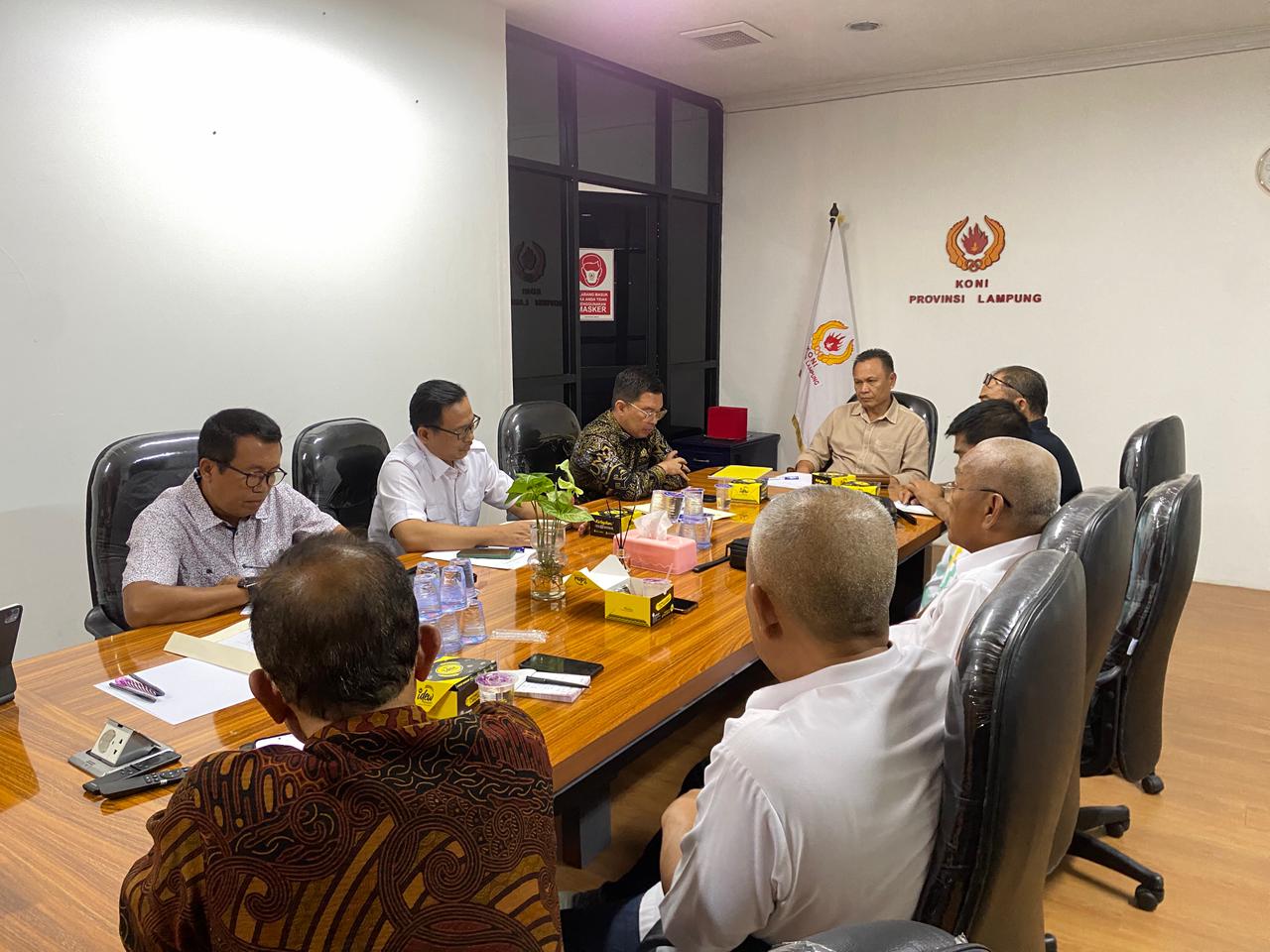 KONI Lampung dan Bandar Lampung Bentuk Panitia Porprov 2026, 32 Cabor Siap Dipertandingkan