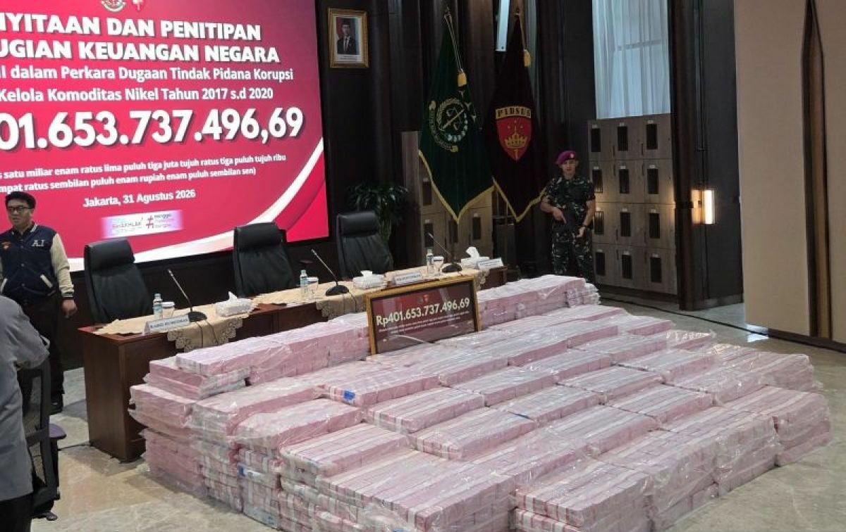 Kejagung Sita Rp401 Miliar dari PT CNI dalam Kasus Dugaan Korupsi Nikel