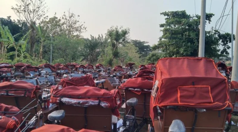 300 Becak Listrik Bantuan Presiden Prabowo Tiba di Majalengka, Penerima Wajib Usia 55 Tahun ke Atas