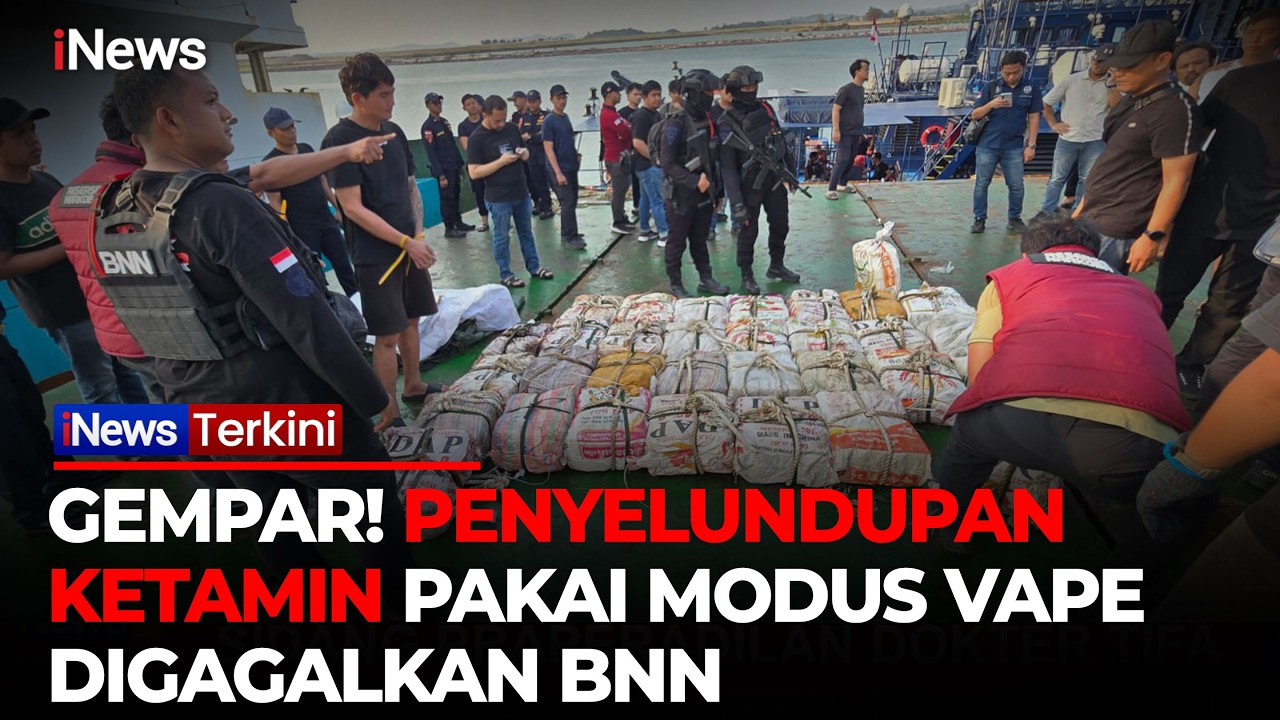 BNN dan Tim Gabungan Gagalkan Penyelundupan 800 Kg Ketamine di Natuna Utara