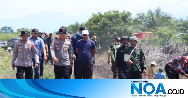 Kapolres Aceh Barat Daya Turun ke Babahrot Cek Titik Rawan Karhutla, Warga Diingatkan Soal Bahaya Bakar Lahan
