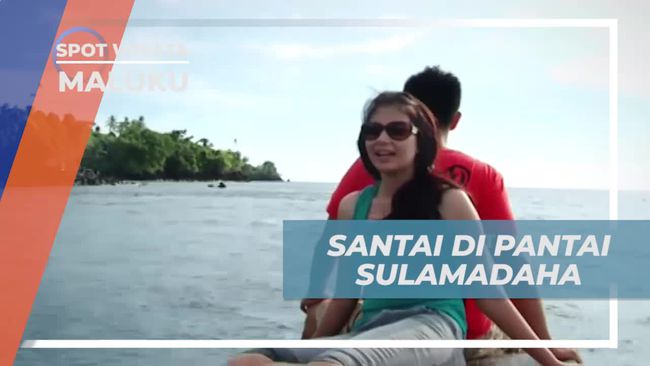Pantai Sulamadaha di Maluku Jadi Pilihan Para Artis untuk Bersantai dan Snorkeling