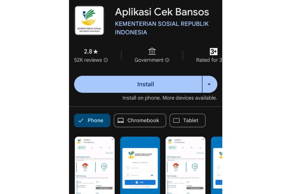 Cek Bansos 2026 Pakai NIK KTP, Ini Arti Desil di Laman Resmi Kemensos