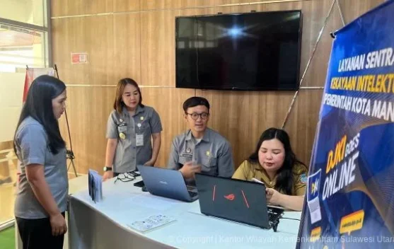 Kemenkum Sulut dan Bapperida Manado Matangkan Sentra KI untuk Perkuat Ekosistem Inovasi Daerah