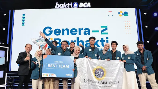 Tim UNAIR Raih Best Team Genera-Z Berbakti 2026, Tekuk UNPAD-UI-UGM
