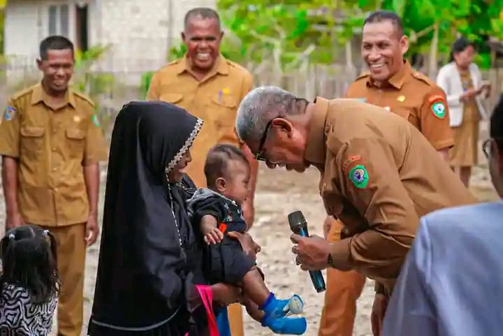 Ohoi Dunwahan Maluku Tenggara Dapat Layanan GERMAS dan Cek Kesehatan Gratis, Dokter Spesialis Anak-THT Turun ke Kampung