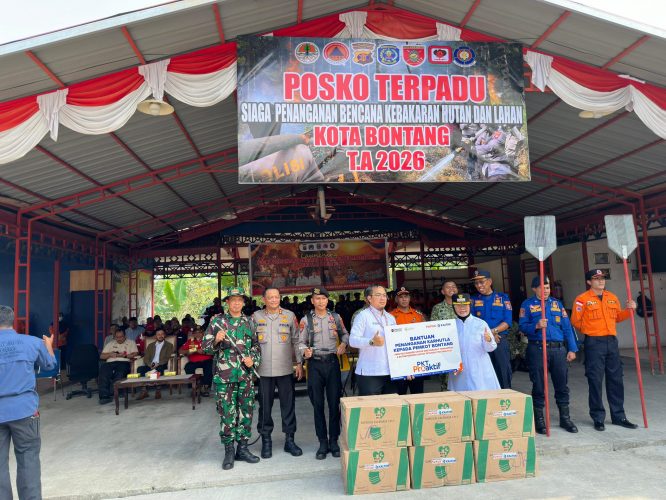 Cegah Karhutla di Bontang, BPBD Bentuk Posko Bersama di Bontang Lestari, TNI-Polri Siaga 24 Jam