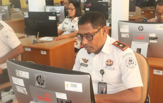 Rutan Masohi Ikut Uji Kompetensi ProASN di Ambon, Petakan Kemampuan ASN hingga Kepala Rutan