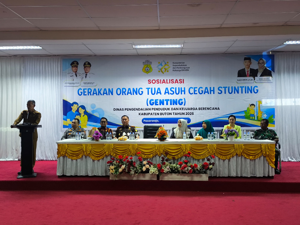 Pemkab Buton Dorong GENTING Cegah Stunting, Sekda Tekankan Kolaborasi dan Dokumentasi Intervensi