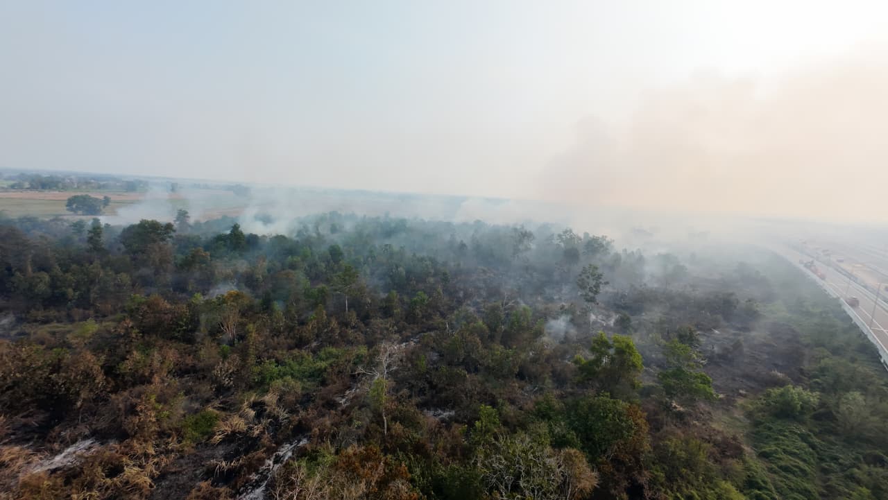 Karhutla di Sumsel Masih Mengkhawatirkan, Pesawat Water Bombing Tambahan dari Rusia Diterjunkan ke OKI