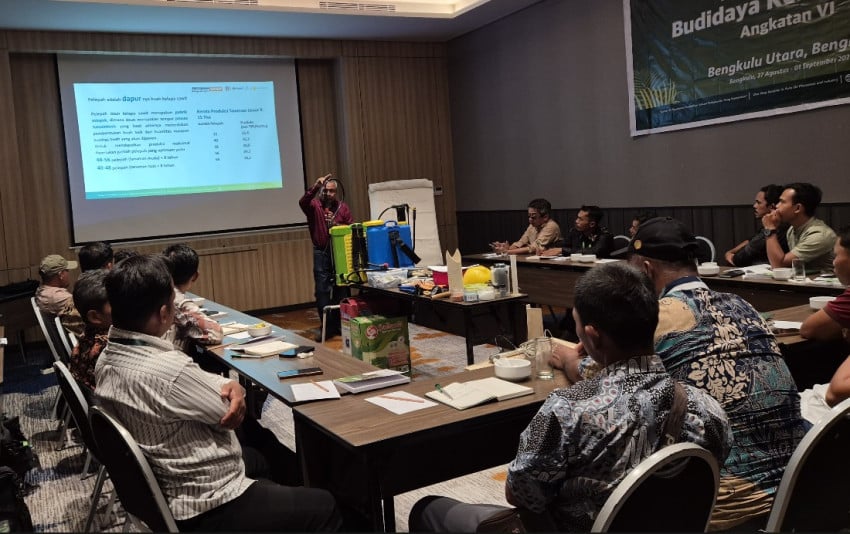 Hadapi El Nino, 80 Pekebun Sawit Bengkulu Utara Dilatih Berbasis Data