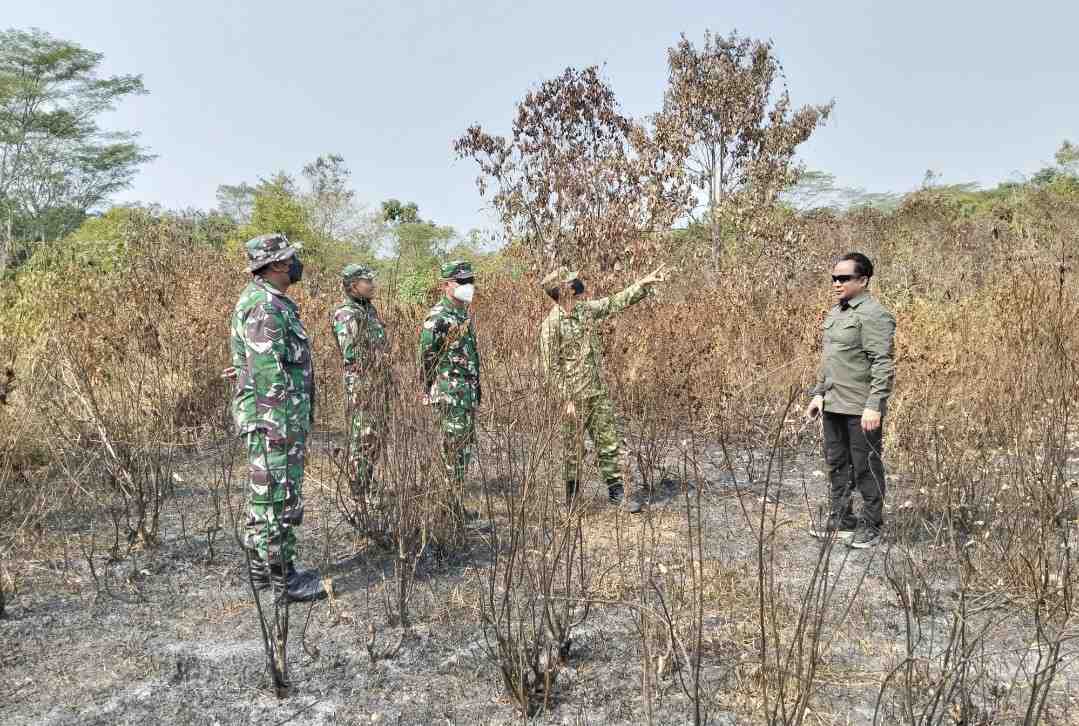Tim Mabes TNI AD Turun ke Juai, Desa Sumber Rejeki Balangan Digembleng Cegah Karhutla