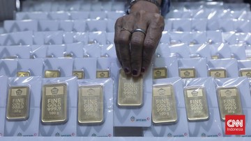 Harga Emas Antam Turun Lagi ke Rp2,624 Juta per Gram pada Rabu (2/9)