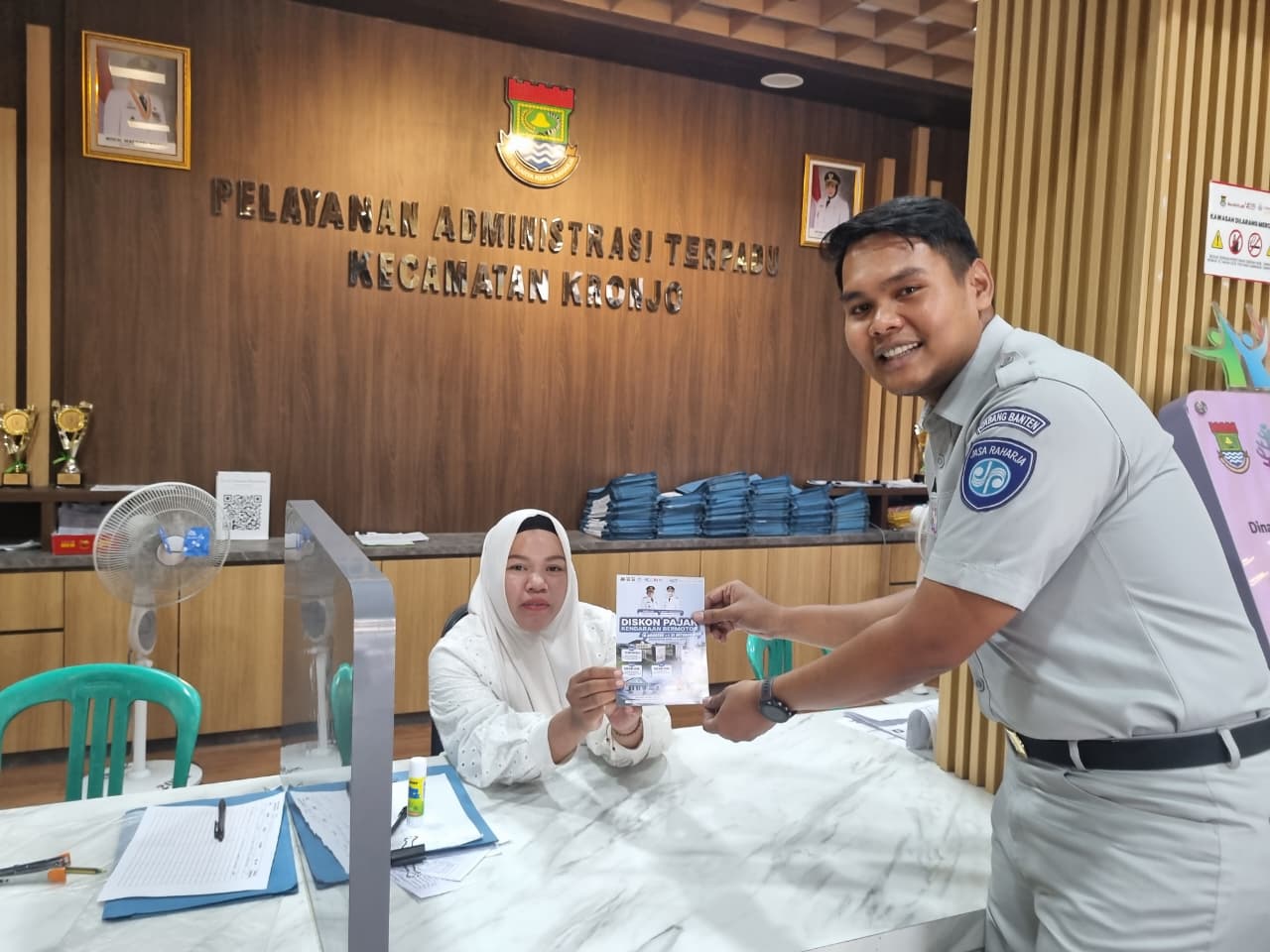 Kecamatan Kronjo Tandai Program Diskon Pajak Kendaraan 20 Persen, Infokan ke Warga hingga Kadus