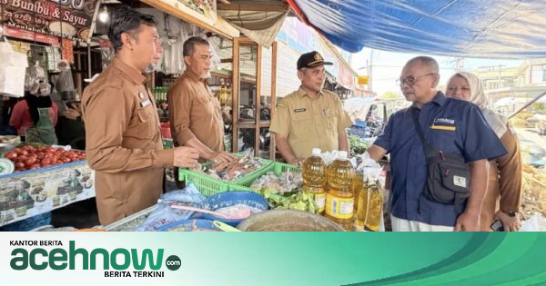 Harga Ayam Broiler di Meulaboh Naik Jelang Maulid, Pemkab Aceh Barat Sidak Pasar Bina Usaha