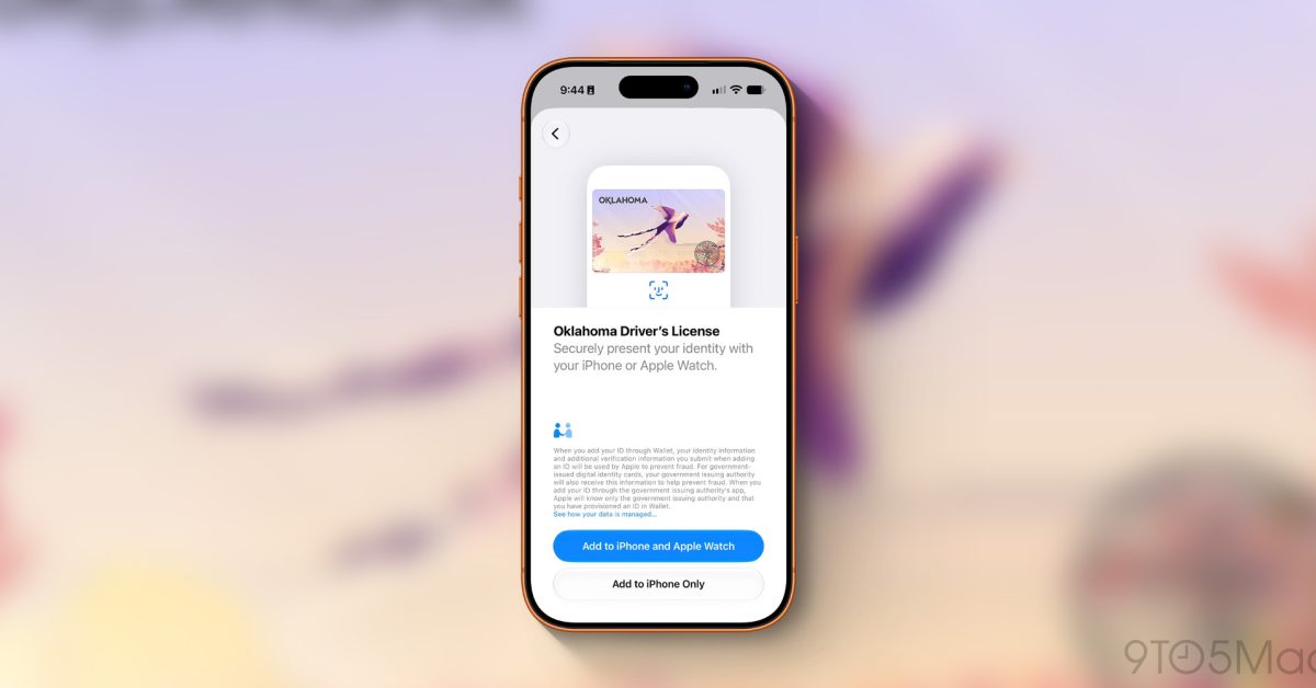 Apple Wallet Dukung SIM Digital di Oklahoma, Fitur Hadir di 16 Negara Bagian