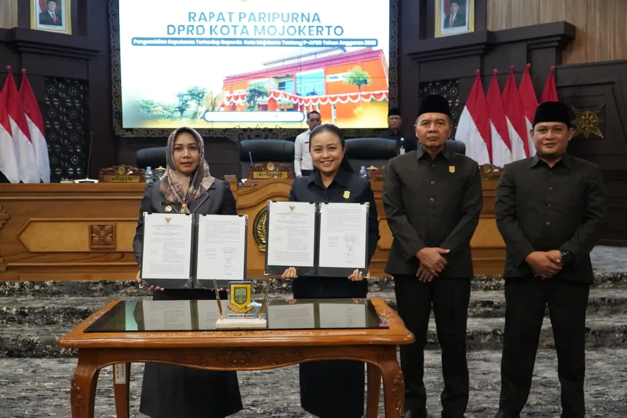 Pemkot dan DPRD Kota Mojokerto Sepakati P-APBD 2026, Belanja Daerah Naik Rp 84,8 Miliar