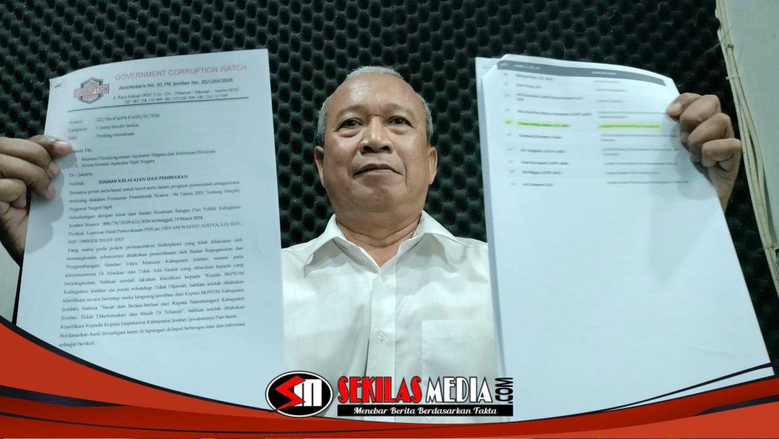 Mangkir 13 Hari Kerja dan Diproses Indisipliner, Mantan Kabag Umum di Jember Justru Menjabat Irbansus Inspektorat