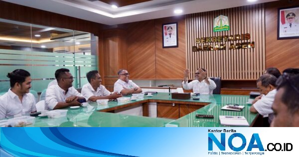 Plt. Sekda Aceh Terima Audiensi Forum Pimred Multimedia, Bahas Pelantikan hingga Disrupsi Digital