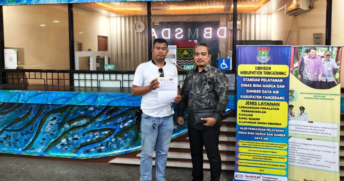 Aliansi Peduli Banten Layangkan Surat Audensi ke DBMDSDA Tangerang untuk Keterbukaan Proyek Jalan Cisoka-Cangkudu