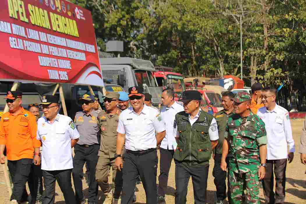 Siaga Karhutla dan Kekeringan, Bupati Konawe Yusran Akbar Perkuat Personel hingga Sarpras