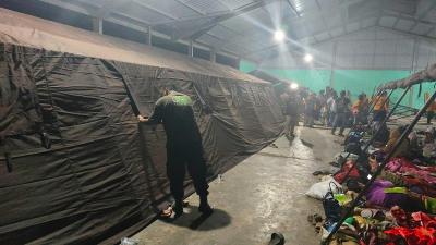 Aktivitas Gunung Sinabung Meningkat, 615 Warga Dievakuasi ke Posko Pengungsian