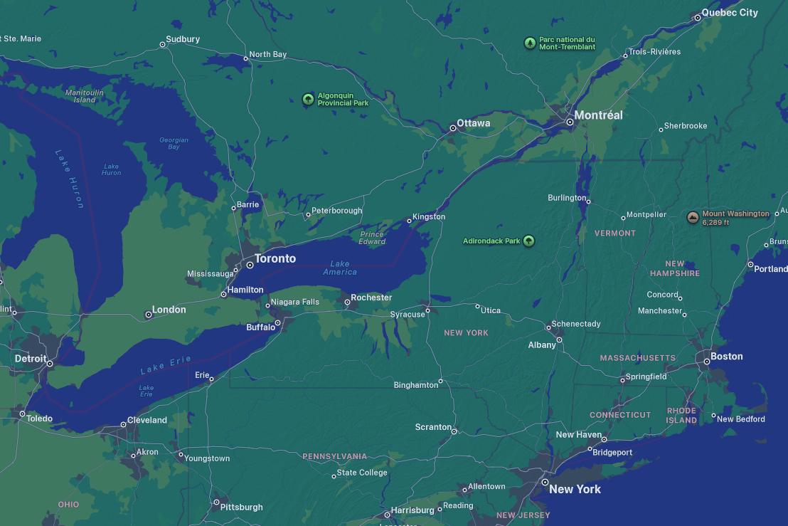 Pengguna AS Kini Lihat Nama Lake America di Apple Maps, Danau Ontario Hilang