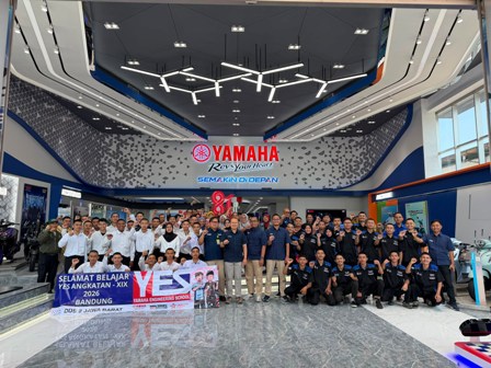 17 Lulusan Yamaha Engineering School Bandung Angkatan ke-18 Terserap Penuh di Bengkel Resmi, Pelatihan Kini Masuk Angkatan ke-19