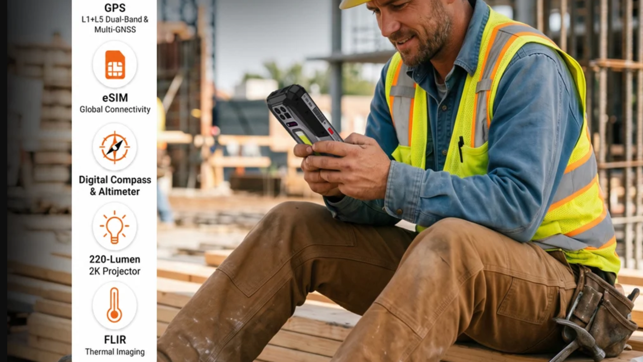 8849 Tank 5 Pro Resmi Dirilis, HP Rugged dengan Kamera Thermal 95 Derajat dan Proyektor 2K