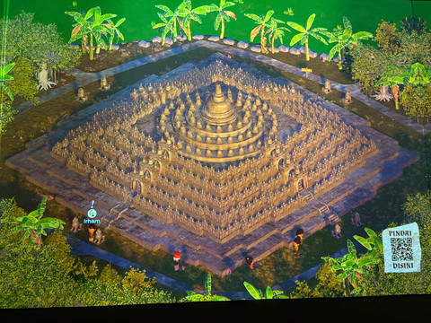 Wisata Candi Virtual ala AI Hadir di Jakarta, Bisa Dinikmati Gratis