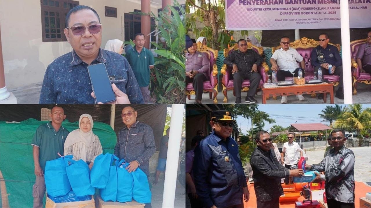 Bantuan Mesin IKM di Gorontalo Mulai Disalurkan, Delapan Penerima Dana Aspirasi Rp 200 Juta Kini Bisa Kembangkan Usaha