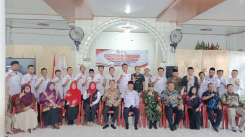 Pelantikan Pengurus PMI Bukit Kemuning Lampung, Babinsa Tekankan Penguatan Semangat Kemanusiaan