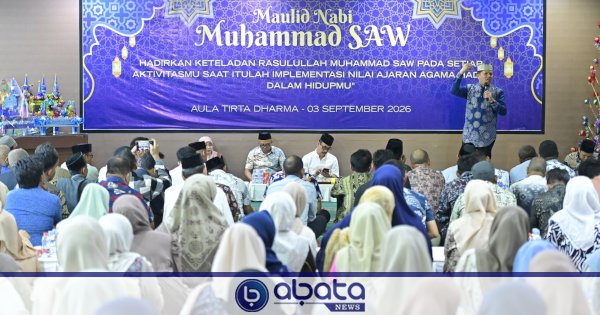 PDAM Makassar Peringati Maulid, Plt Direktur Dorong Pegawai Terapkan Kedisiplinan ala Rasulullah