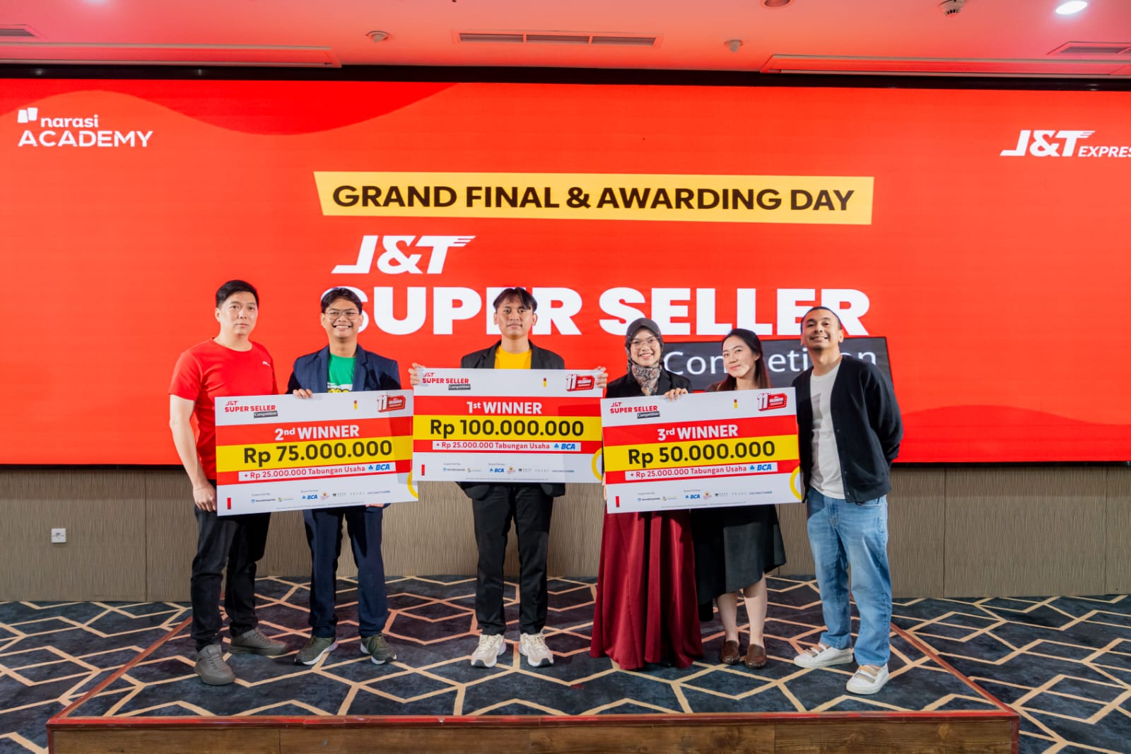 J&T Super Seller 2026 Selesai, Brand Asal Bogor Fisnack Raih Juara 1 dan Bawa Pulang Rp100 Juta