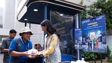 Bank Mandiri Bagikan 280 Paket Makanan Gratis via QR Rp28, Siapa yang Kebagian?
