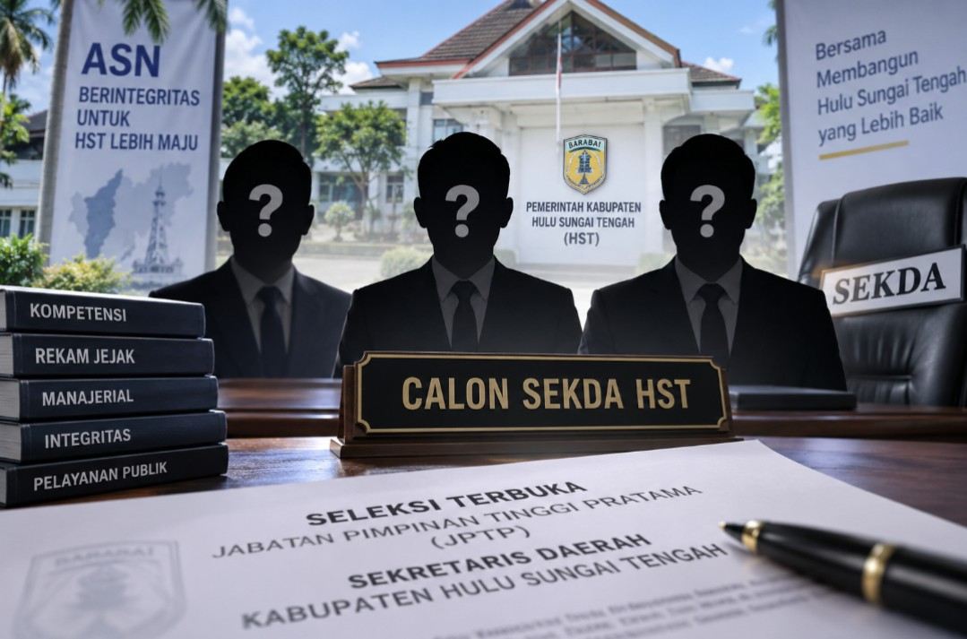 Kursi Sekda Kabupaten Hulu Sungai Tengah Mengerucut ke 3 Nama, Keputusan Akhir di Tangan Bupati