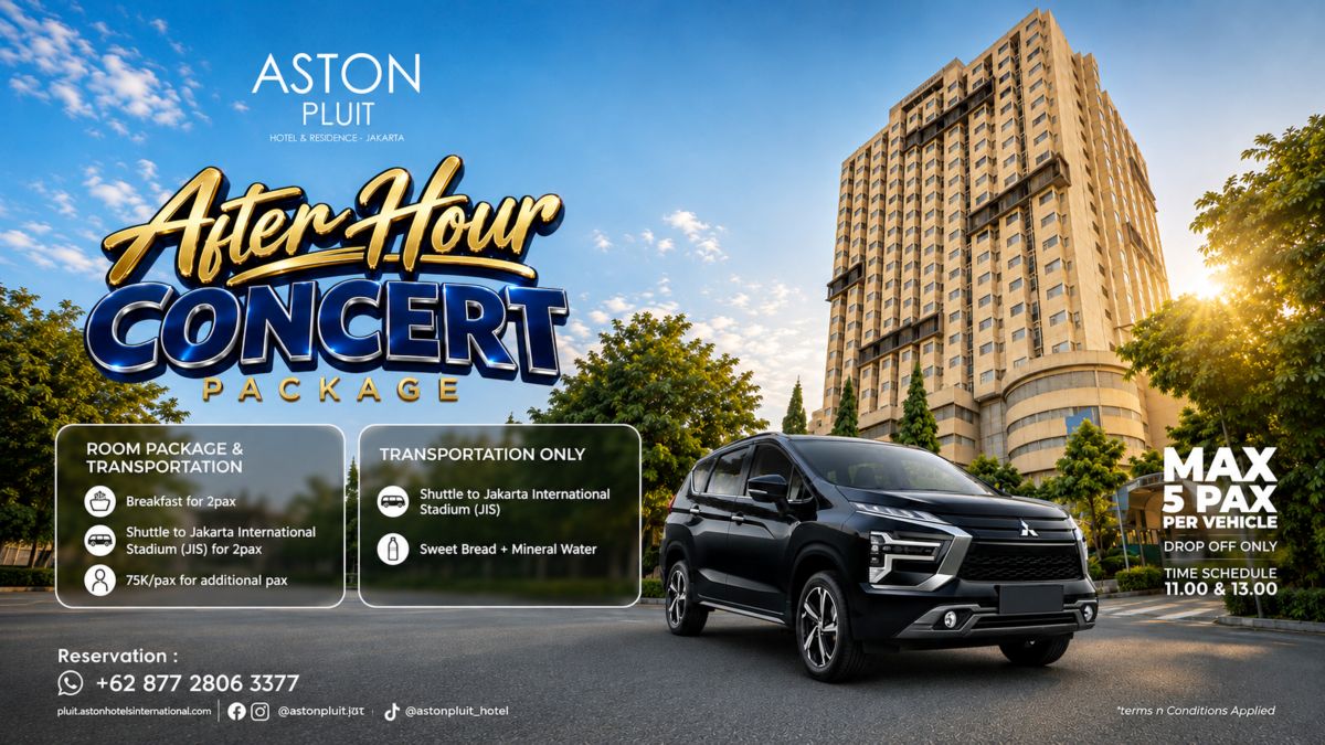 Aston Pluit Rilis Paket Staycation Penonton Konser The Weeknd di JIS