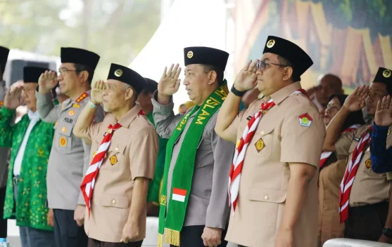 Kemah Nasional Pramuka PUI 2026 di Sukabumi Diikuti 5.499 Peserta, Kapolri Ingatkan Jauhi Judi Daring Hingga Narkoba