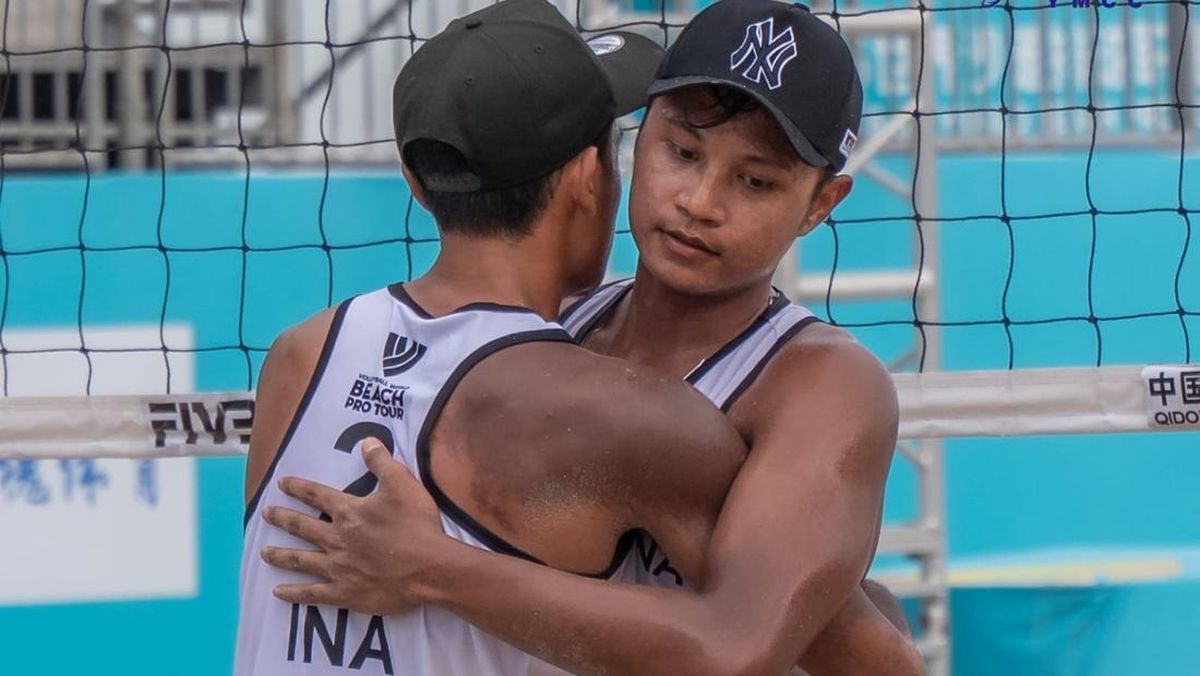 Voli Pantai Indonesia Kunci Satu Tikung ke 16 Besar di Kualifikasi Olimpiade 2028