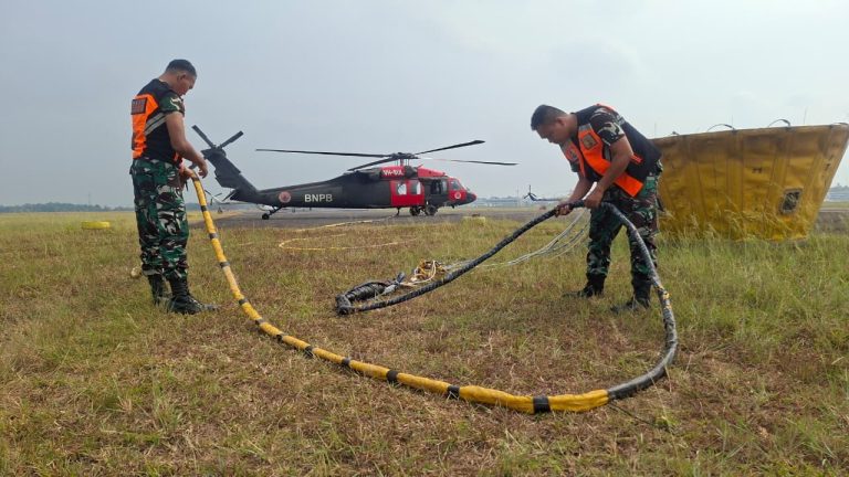 Latihan Penanganan Karhutla 2026: Lanud Sri Mulyono Herlambang Jadi Posko Subsatgas Udara di Sumsel