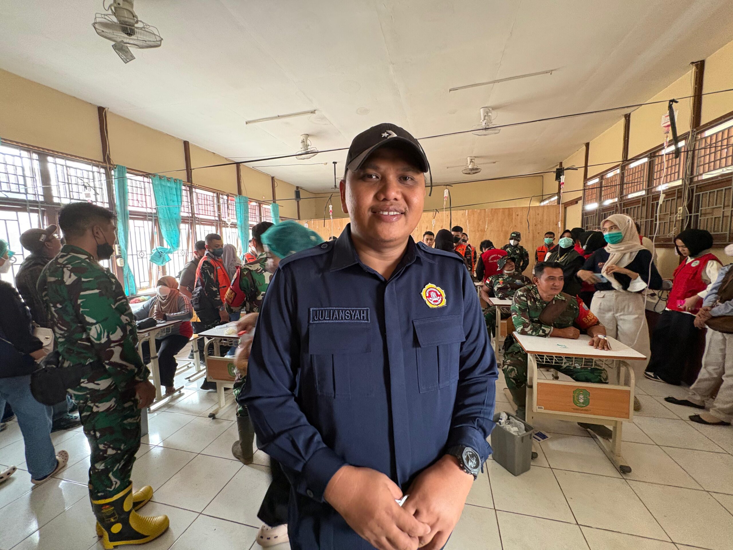 Posgar Kubu Raya Suntik Vitamin Booster ke Relawan Karhutla, 100 dari 350 Paket Sudah Disalurkan